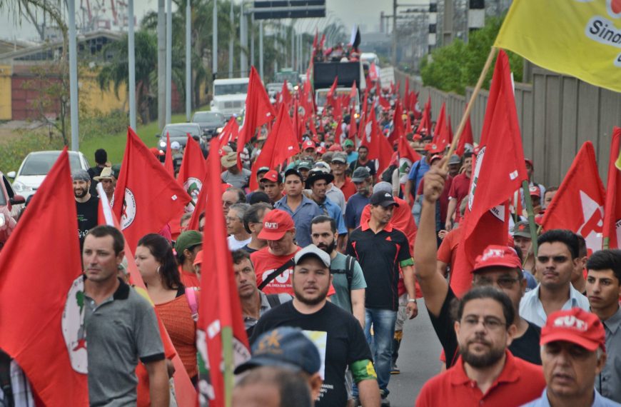 Marcha de campesinas e campesinos da Ponte do Guaíba ao acampamento (22-01-18)