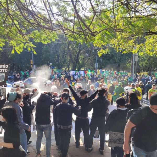 Porto Alegre: Ato antifascista (01-08-2021)