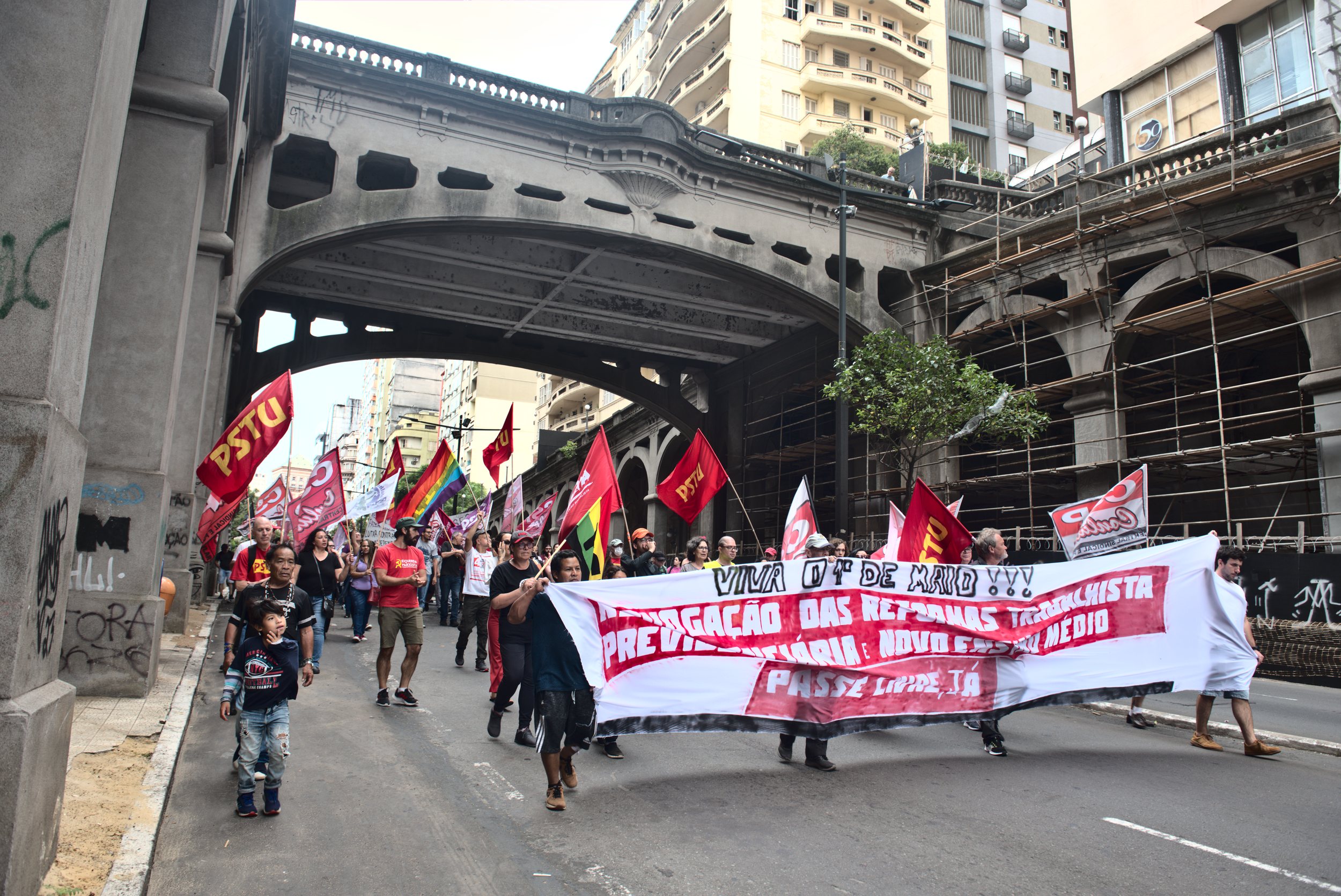 1° de maio classista e independente em Porto Alegre (01-05-2023)